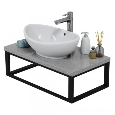 Santa foster marble counterattack 805x35x450 mm, volcanic-gray color-4