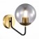 Wall lamp EVOLUCE. Sle1097-301-01. Scorze. 1x60 watts, E27, 15x26 cm, matte gold color