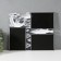 Photo frame plastic in 3 photos 10x15 cm "Cosmonaut on the Moon" White 1.5x32.8x28 cm