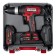 Drill-shurubover bison, battery, 2x2 ah, BZ cartridge, 2-13 mm, 0–400 / 0–1400 rpm