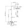 The shower system wasserkraft a174.160.217.cb, tropical shower, shower, black