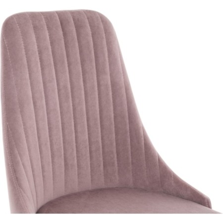 CHIL STILL A Metal Kora Metal/Velur, Black/Pink 47x57x89 cm-5