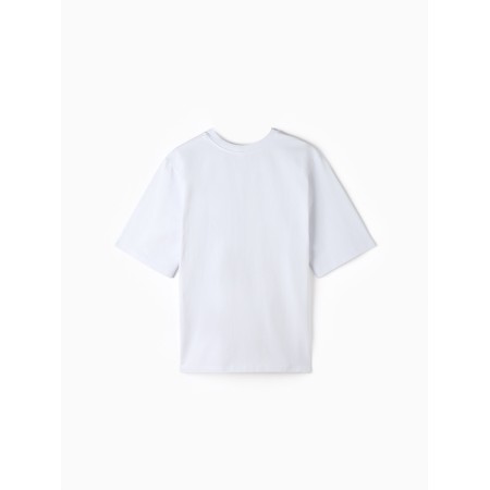 Women's T-shirt Minaku Oversize Fit: White color, rr 52-3
