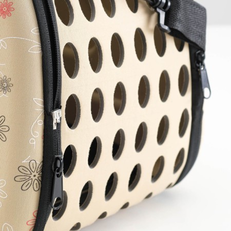 A folding bag-sheer with a separate entrance, EVA material, 43.5 x 28 x 33 cm, beige-10