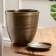 Flower Pot "Black Gold" with a tray, 2.4l