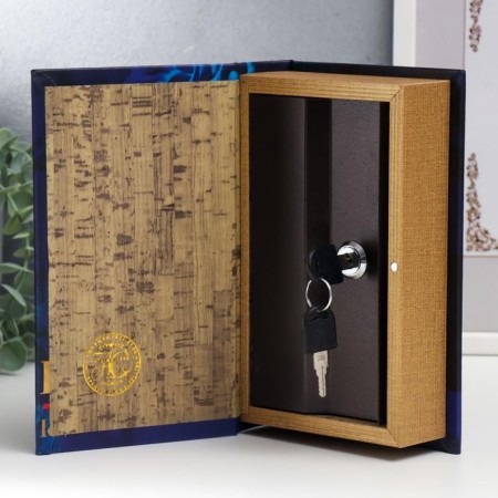 Safe-book wood, leatherette "Myths and legends" 21x13x5 cm-2