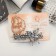 Hair hair clip "Liberty" butterfly wave, 7 cm, silver