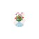 Set of napkins for setting the table "Flowers in a vase", rectangular, size 32x46 cm, 4 pcs