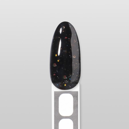 Shine Color nail polish gel, 3 phase, 8 ml, LED/UV, Black Color Black-8