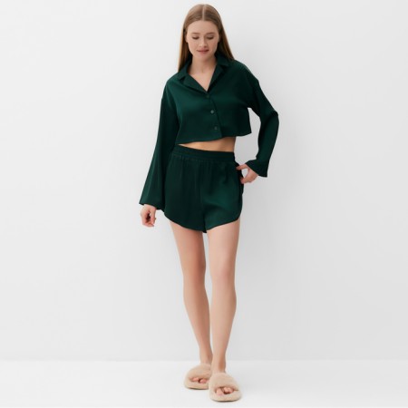 Kit (shirt, shorts) Women's Minaku: Home Collection Color Emerald, Rr. 46-1