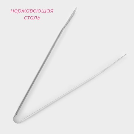 Forceps kitchen shade "Shovel", 304 steel, 28.5 cm-1