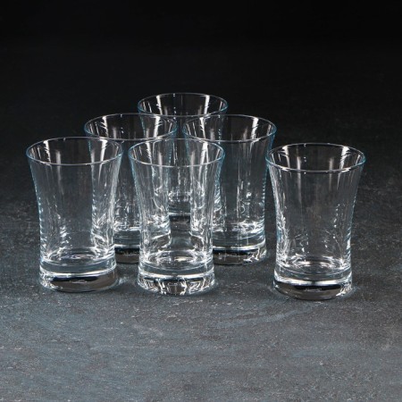 A set of glass glasses Azur, 210 ml, 6 pcs