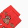Women's socks New Year's bulldogs, red color, size 36-40