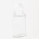 Cosmetic bag on the button, white/transparent color