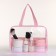 Lightning cosmetic bag, pink color