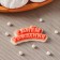 Silicone Mold for Cloudberries and Chocolate "Happy Birthday", 6 × 3 cm, the color is transparent