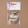 Bag Fraille, 4.5 × 2.9 cm, pearl silver color