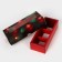 New Year. Box for 3 sweets, "Happy New Year", 13x5x3.3 cm, confectionery packaging
