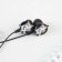 Headphones in the package, "unicorn", vacuum, black