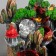 Table Polystone Fountain from the Network Light "Water Mill and Pagoda" 30x19x31 cm