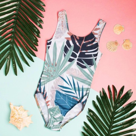 Children's swimsuit KAFTAN "Tropics", height 134-140 (36)-6