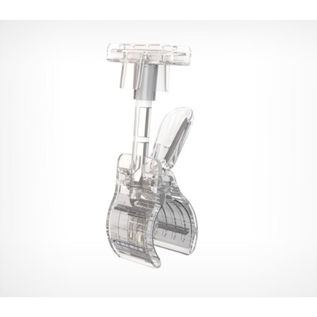 The holder of the plastic frame is universal, 5.5 × 5 × 12 cm, the color is transparent-4