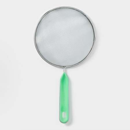 Sieve with the handle of the share "hostess", d = 16 cm, green color-1