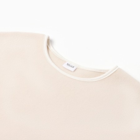 Svitshot Children's Minaku: Fleece Soft, beige color, height 128 cm-2