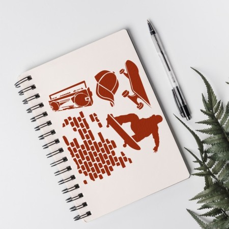 Plastic stencil "Skereter" 13x13 cm-2