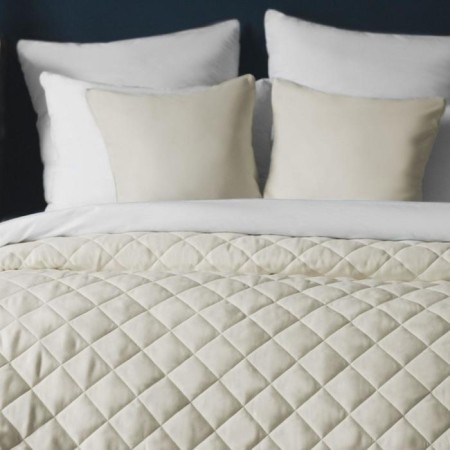 Cover with pillowcases "Kim", size 230x250 cm, ivory color-2