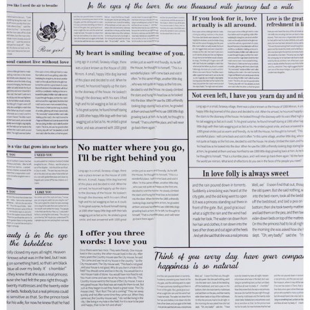 Matte Matte Double -sided "newspaper" Lilac, 0.58 x 0.58 m-3