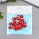 Beads for creativity plastic "Marble. Terracott" d = 1.2 cm set 20 grams