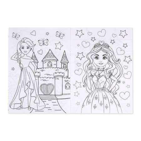Coloring for girls "Princess", 16 pages, A4 format-2