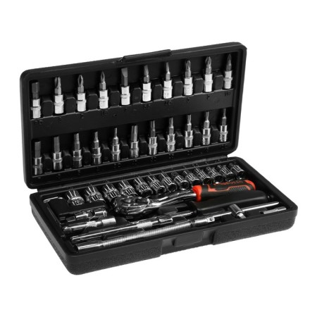 Kingqueen Wib-09060 tool set, rattle 72 teeth, 46 items