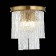 Sconces st. SL1230.301.02. Stabia. 2x60 watts, E14, 28x27 cm, brass color