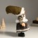 Interior doll "Grandma Hornie in a green outfit and cap" 37 cm