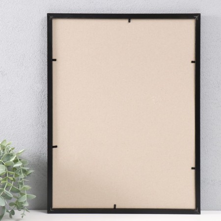 Photo frame MDF 30x40 cm, No. 5 "Simple", black (plastic screen)-2