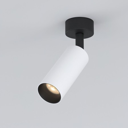 Lamp ceiling Elektrostandard, Diffe LED 8 W, 39x39x155 mm, IP20, white, black color