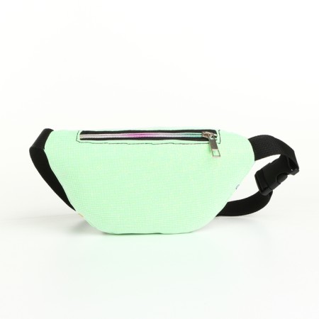 Board children's belt on a zipper, green color-1
