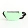 Board children's belt on a zipper, green color