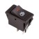 Klavikh switch 12V 35A (4C) On -OFF with red LED backlight (ASW-17D) Rexant