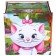 Wooden piggy bank with numbers, 12x12x8.6 cm, cats aristocrats