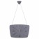 Watching clock, interior "retro", silent, 27 x 18 cm, gray