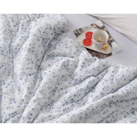 Mayan blanket, size 200x220 cm, blue color-2