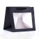 Gift package, craft, with a window, "black", 25 x 25 x 25 cm