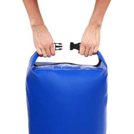 Yugana Germushka, PVC, waterproof 40 liters, two belts, blue-12