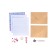 Set for experiments for children "Washing printing. I love you ", stamp, wax, an envelope for writing