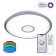 Lamp Citilux "Starlight" CL703A31G, 42x42x7 cm, 1x35W, LED, color gray color
