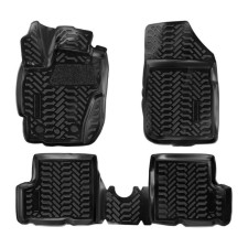 A set of rugs in Airline Salon, Renault Duster, Kaptur 4wd 2015-, high side, polymer, black color, 4 pcs