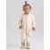 Children's jumpsuit with MOWBABY BALOO ears, height 74 cm, milk color
